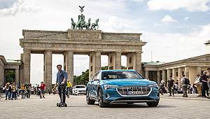 Kaykay ve scooter Audi e-scooter'da buluştu