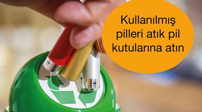 ÖNEMLİ: Piller fazla miktarda ağır metal içerir