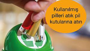 ÖNEMLİ: Piller fazla miktarda ağır metal içerir