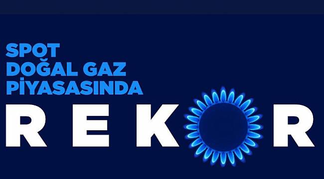 Spot Doğal Gaz Piyasası&#039;nda rekor!