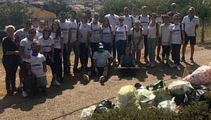 450 kilo atık topladı: ENKA GÖNÜLLÜLERİ