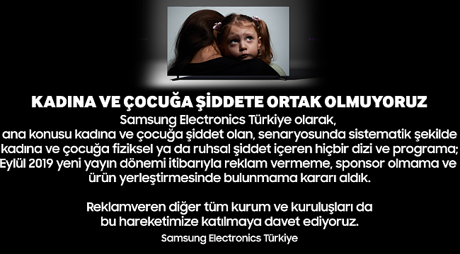 BU ÖNEMLİ: Konusu kadına ve çocuğa şiddet olan dizilere reklam vermeyecek