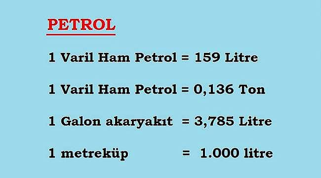 En Çok Kullanılan Enerji Birimleri: TIKLAYINIZ