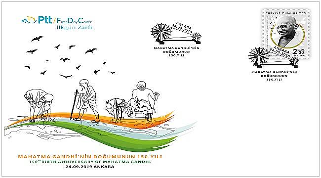 ENERJİ DÜNYASI: PTT Gandhi anısına tek değerli anma pulu çıkardı