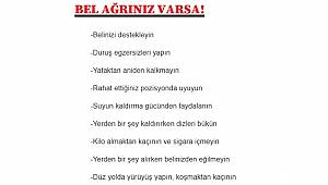 Enerji Çalışanları - Bel ağrısı nedir? Bel ağrınız olunca ne yapmalı?