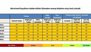 Mevsimin elektrik ve doğal gaz talebine etkisi 'Orta seviyede' olacak: GELECEK 6 AYDA