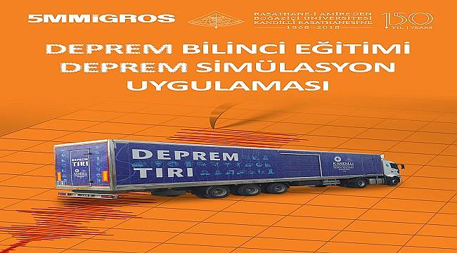 Migros ve Kandilli Rasathanesi il il deprem simülasyon eğitimi veriyor