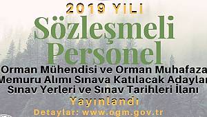 Sözleşmeli Personel alımı için YAYINLANDI!