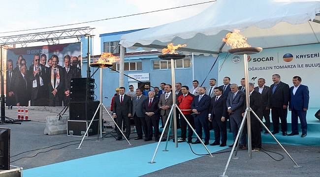 Tomarza&#039;ya doğal gaz ulaştı!