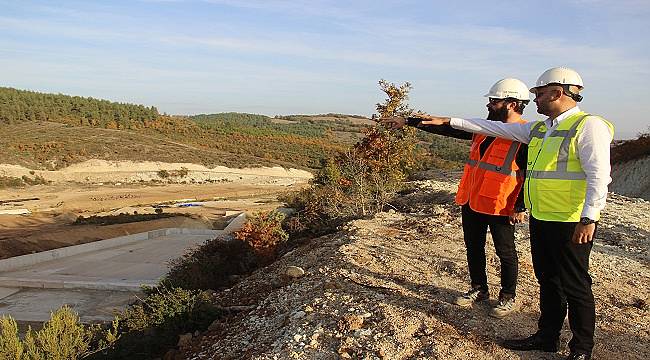 Altınzeybek-2 Göleti su tutmaya hazır: Doğu Biga Madencilik inşa etti