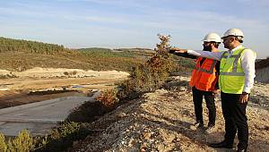 Altınzeybek-2 Göleti su tutmaya hazır: Doğu Biga Madencilik inşa etti