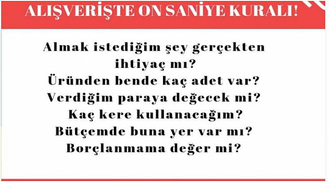 Enerji çalışan ve yöneticileri: Alış verişte 10 Saniye kuralını biliyor musunuz?