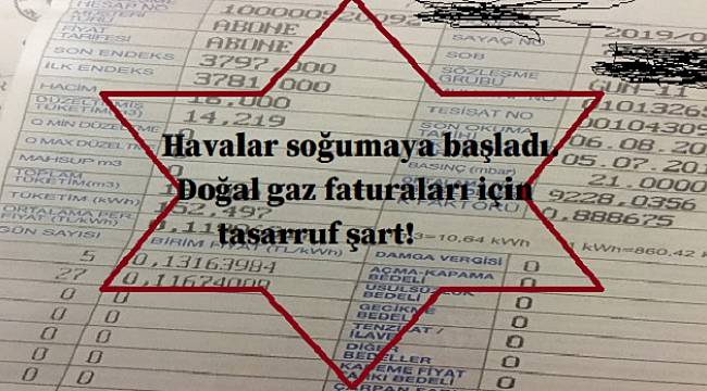 Kış için doğal gaz faturalarını hesapladı!