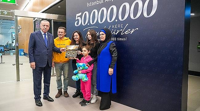 50 Milyonuncu yolcusu İstanbul’dan New York’a uçtu!