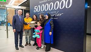 50 Milyonuncu yolcusu İstanbul’dan New York’a uçtu!