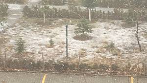 Ankara'ya yılın ilk karı yağdı (VİDEOLU)