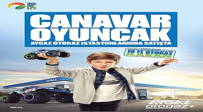 Aygaz&#039;ın Canavar Arabası Çocukları Bekliyor