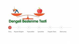 Enerji çalışan ve yöneticileri: Dengeli Beslenme Testini yaptınız mı?