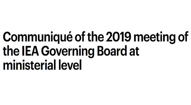 IEA Governing Board at ministerial level...