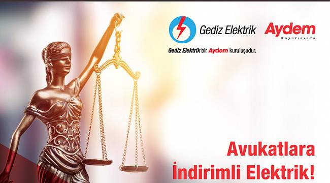 Avukatlara 12 ay indirimli elektrik!