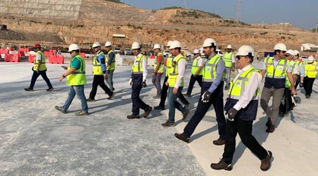 Nükleer Düzenleme Kurulu Üyeleri Akkuyu Nükleer sahasını ziyaret etti!