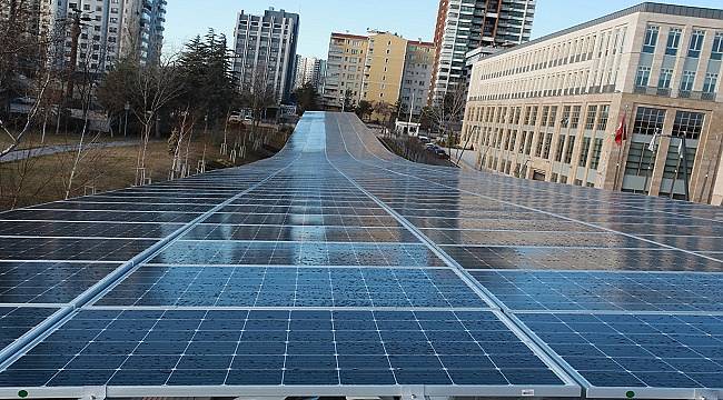 ANKARA&#039;DA: Güneş enerjisinden elektrik üretiyor