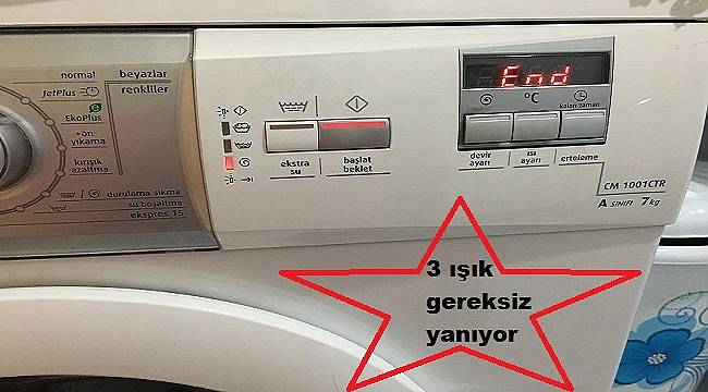 Gereksiz elektrik harcıyor!