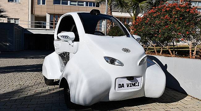 TASARIMI VE ÜRETİMİ YERLİ: Elektrikli araç Da Vinci tanıtıldı