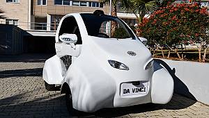 TASARIMI VE ÜRETİMİ YERLİ: Elektrikli araç Da Vinci tanıtıldı