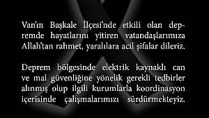 VEDAŞ: Gerekli tedbirler alındı