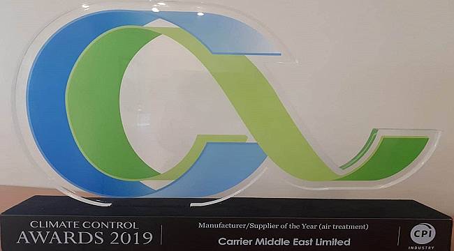 İklim Kontrolü Ödülleri&#039;nde Alarko Carrier&#039;a &quot;Yılın Üreticisi&quot; ödülü
