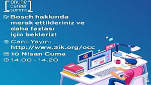 ŞİMDİ: Bosch 'Online buluşmalarımız devam ediyor'