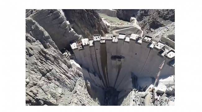 Yusufeli Barajı&#039;nda inşaatında yükseklik 202 metreye ulaştı!