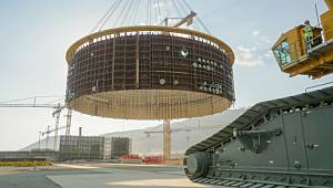 Akkuyu Nükleer:  Birinci güç ünitesi reaktör binasının iç koruma kaplamasının ikinci katının montajı tamamlandı!