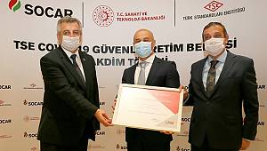 PETKİM: STAR Rafineri ve SOCAR Depolama ‘COVID-19 Güvenli Üretim Belgesi’nin...