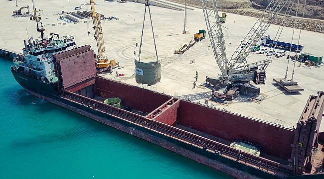 2. Güç Ünitesi’nin Kor Tutucusu Akkuyu NGS sahasına