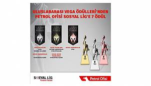 Petrol Ofisi Sosyal Lig’e Vega Digital Awards’tan 7 ödül