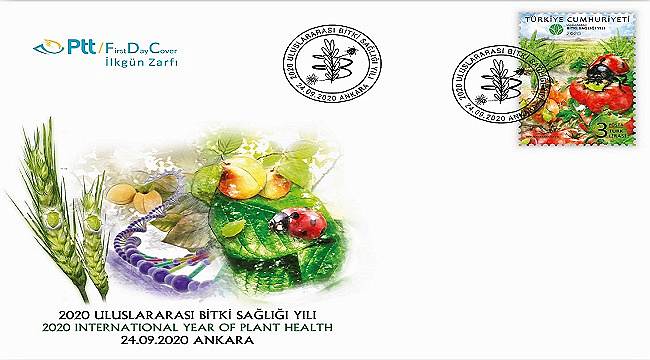 &#039;2020 Uluslararası Bitki Sağlığı Yılı&#039; konulu anma pulu çıkardı!