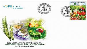 '2020 Uluslararası Bitki Sağlığı Yılı' konulu anma pulu çıkardı!