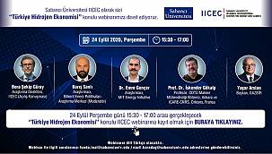 24 Eylül'de: 'Türkiye Hidrojen Ekonomisi' konuşulacak - Kayıt Yaptırabilirsiniz