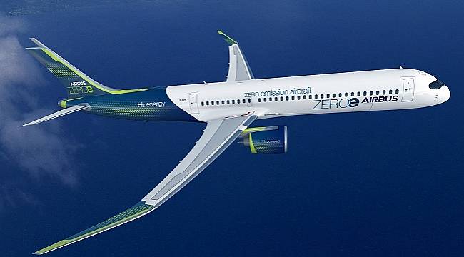 Airbus: Yeni sıfır emisyon konsept uçağını duyurdu