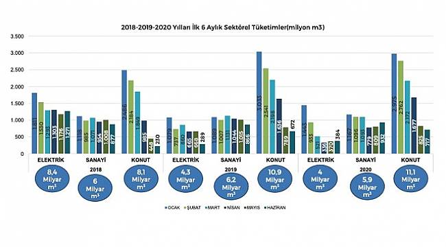 Hangi sektör - Ne kadar doğal gaz tüketti?
