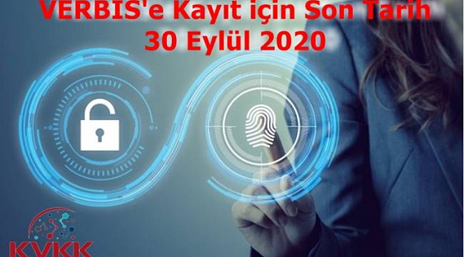 TABGİS: VERBİS&#039;e Kayıt için Son Tarih 30 Eylül