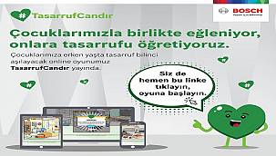 Bosch Termoteknoloji:  'Tasarruf Candır' Oyunuyla Çocuklara Tasarruf Bilinci Katmayı Hedefliyor
