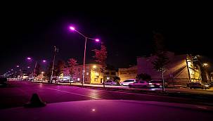 BURSA'da sokak lambaları pembe yandı: Nedeni...