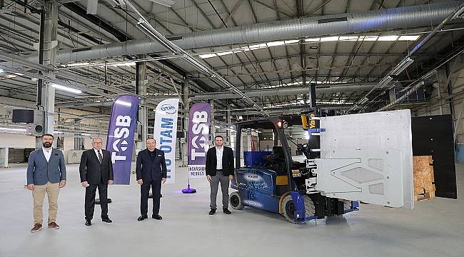 Sürücüsüz Forklift TOSB Yollarında