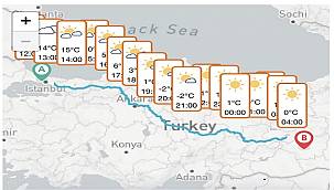 Yola çıkacaklar için büyük kolaylık - Yol Hava Durumu!