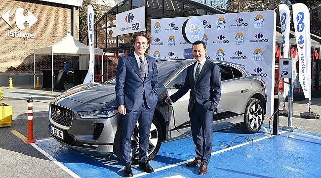 Eşarj istasyonları CarrefourSA&#039;da!