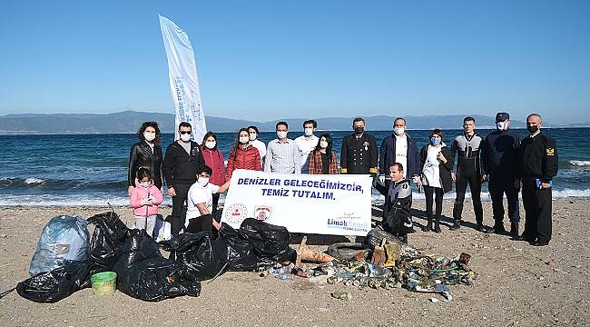 Limak Enerji Çevre Timi: Sahil Güvenlik Güney Marmara Grup Komutanlığı ile birlikte sahilleri temizledi