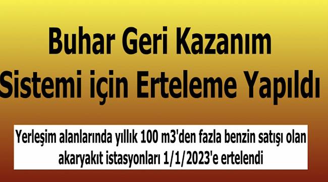 TABGİS: Erteleme yapıldı